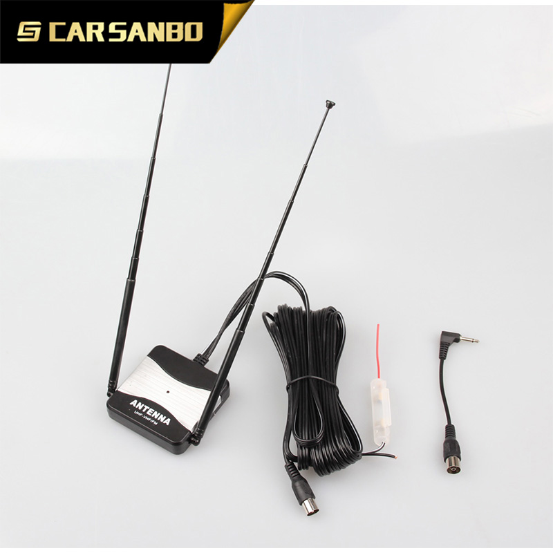 AT-93 vehicle DV television antenna with built in amplifier for universal cars