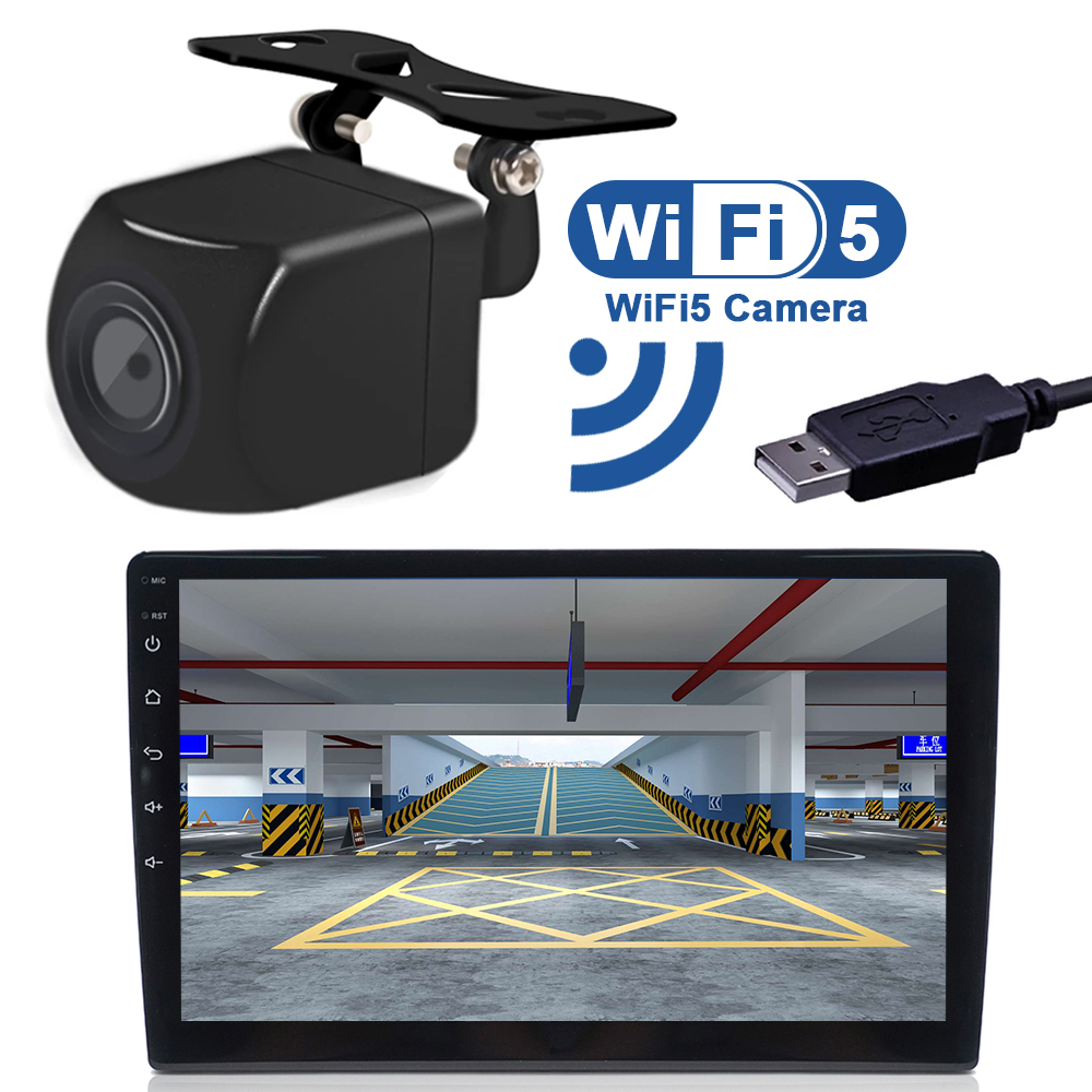 USB wireless 5G wifi backup camera support android screen display