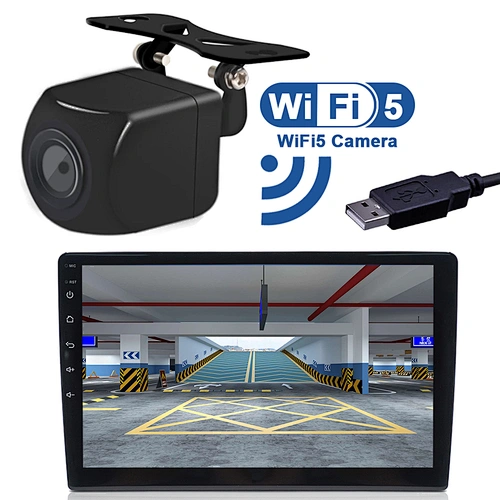 USB wireless 5G wifi backup camera support android screen display