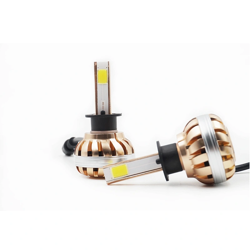 high luminous 3600Lm automobile headlight H3 led car light 6000K led headlight