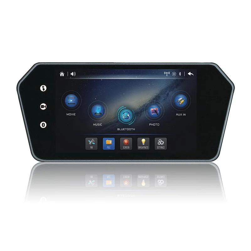 7 inch touch screen car rearview mirror monitor with MP5 USB SD