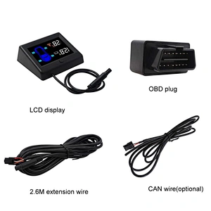 universal OBD version Vehicle Tire Safety Warning System car TPMS with no battery
