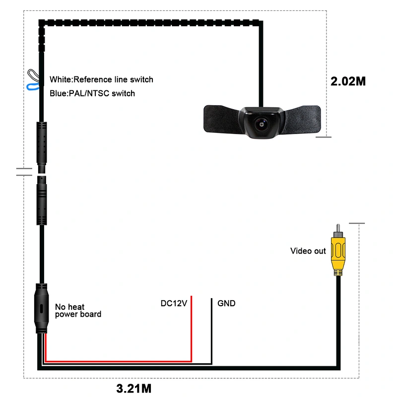 OEM front view camera used for Mercedes Benz GLC 2020
