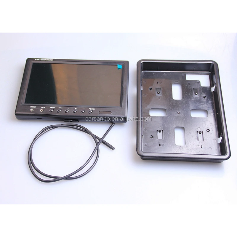 9 inch TFT LCD tv monitor with headrest mount frame for truck