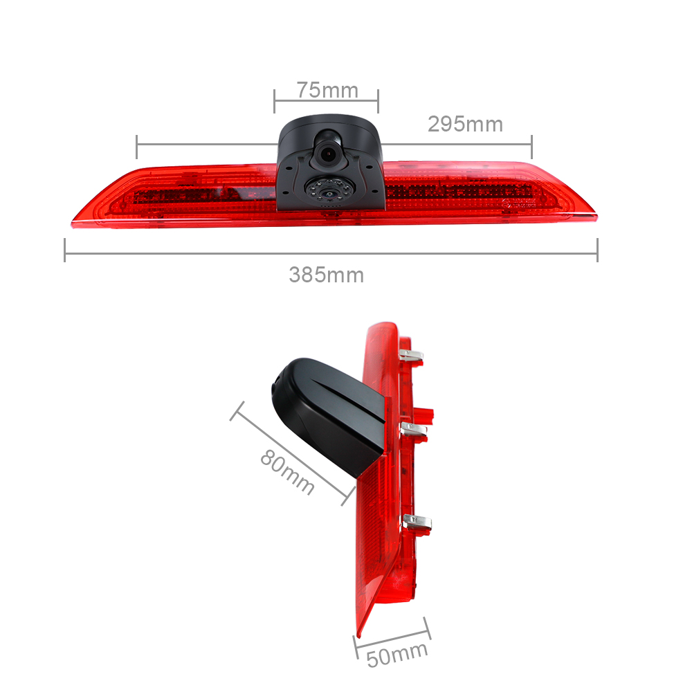 Dual lens 3rd oem brake light backup camera used for FORD Transit 2014 2015 2016 2017 2018