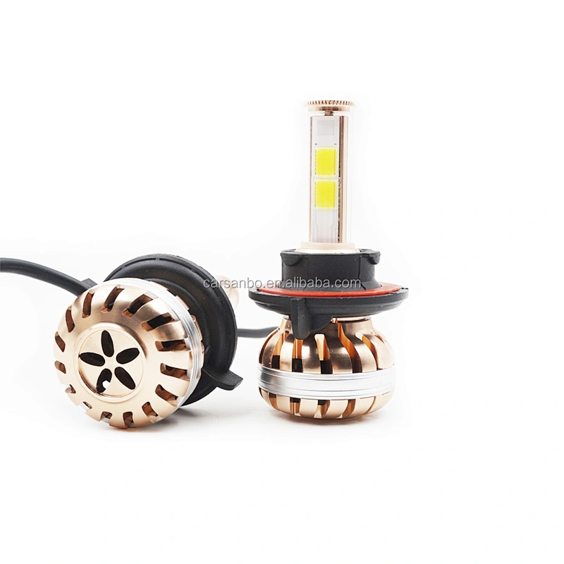 Factory price C8 COB auto led headlights 3600lm 9007 h3 h4 h7 h13 led headlight bulb