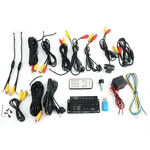 4CH Quad video switch box with recorder function 4 cameras KIT