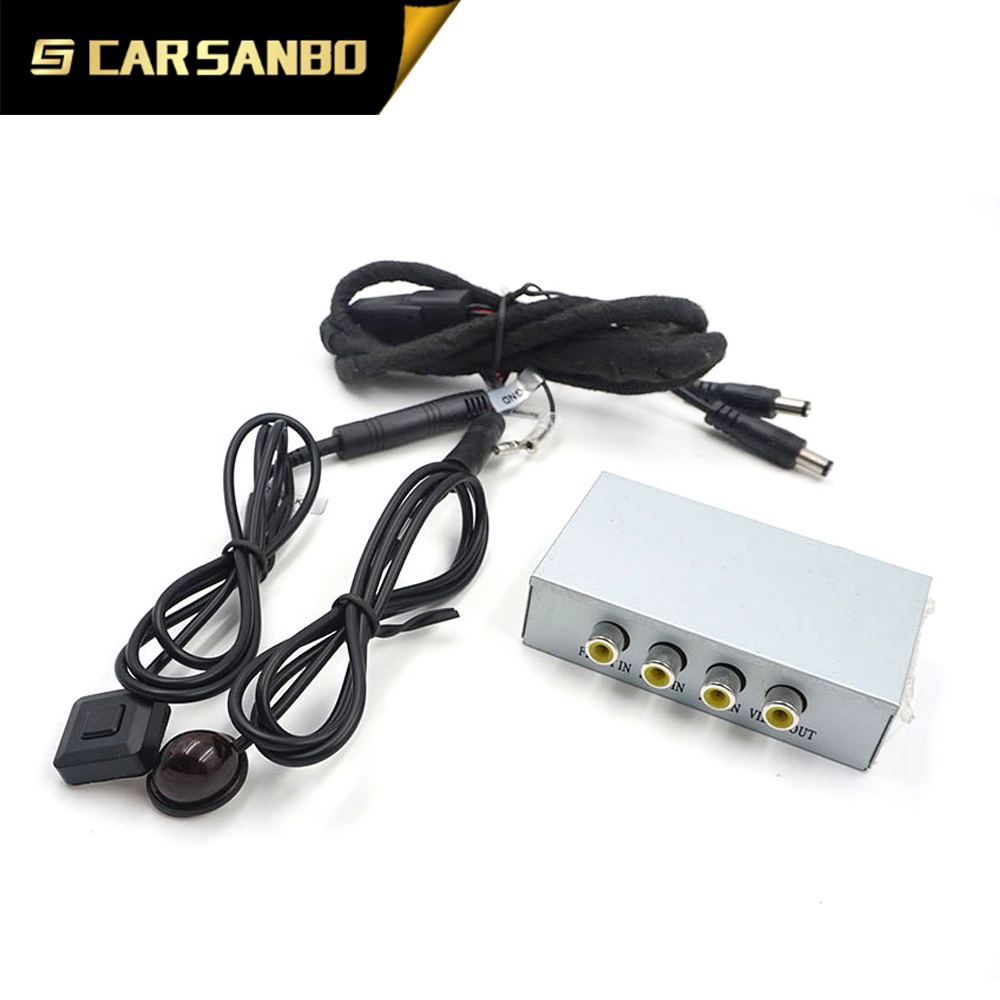 FVBR Front and rearview switch box with dual recorder/Wide angle frontview camera optional