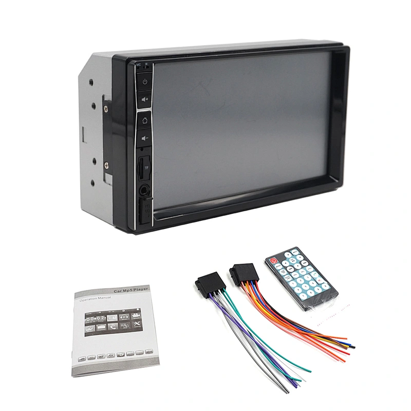 HD full touch screen 7inch 2 din car radio support mirror link function