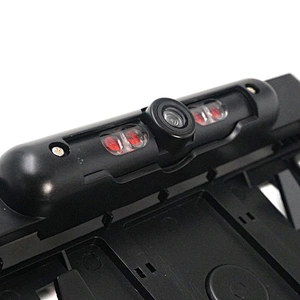 EU license plate camera IR night vision front reverse dual control car camera with 2.4G Transmitter and Receiver