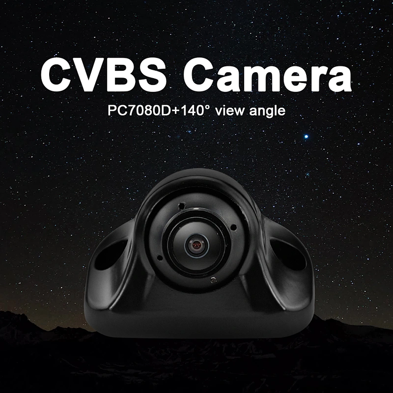 PC7080D CVBS Metal body private mold 360 degree rotatable backup camera with 140 degree horizontal angle