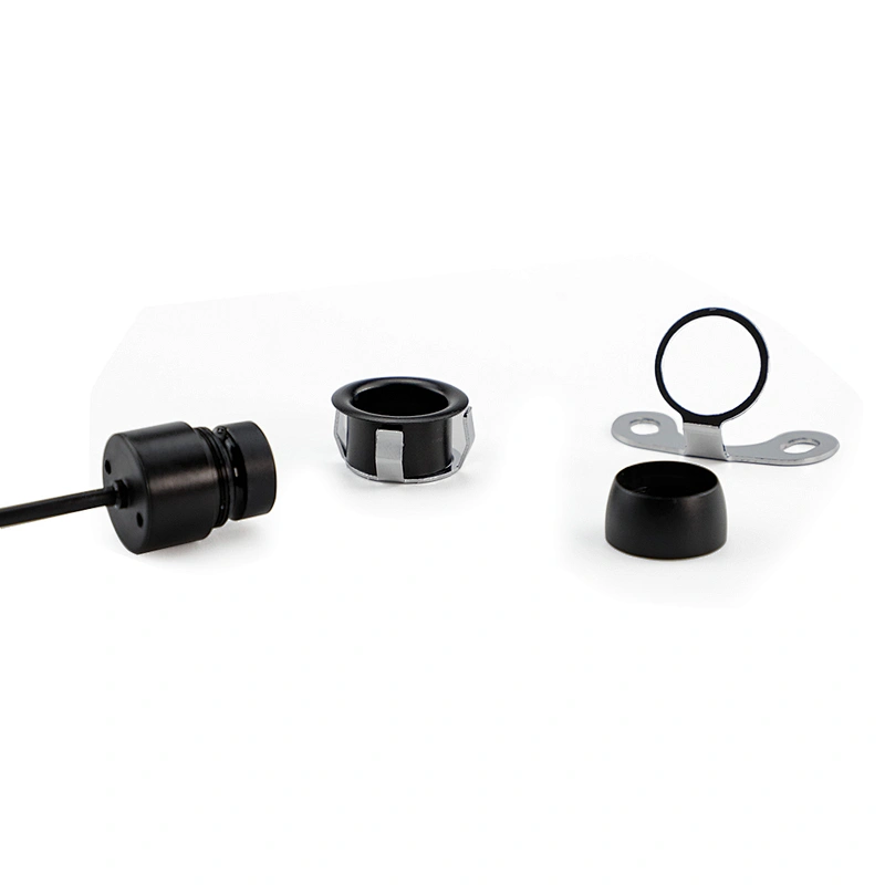 12.5mm mini car rear view camera with guide line switchable cable