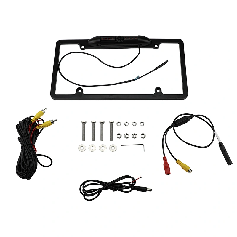 USA car license plate Rearview camera with IR