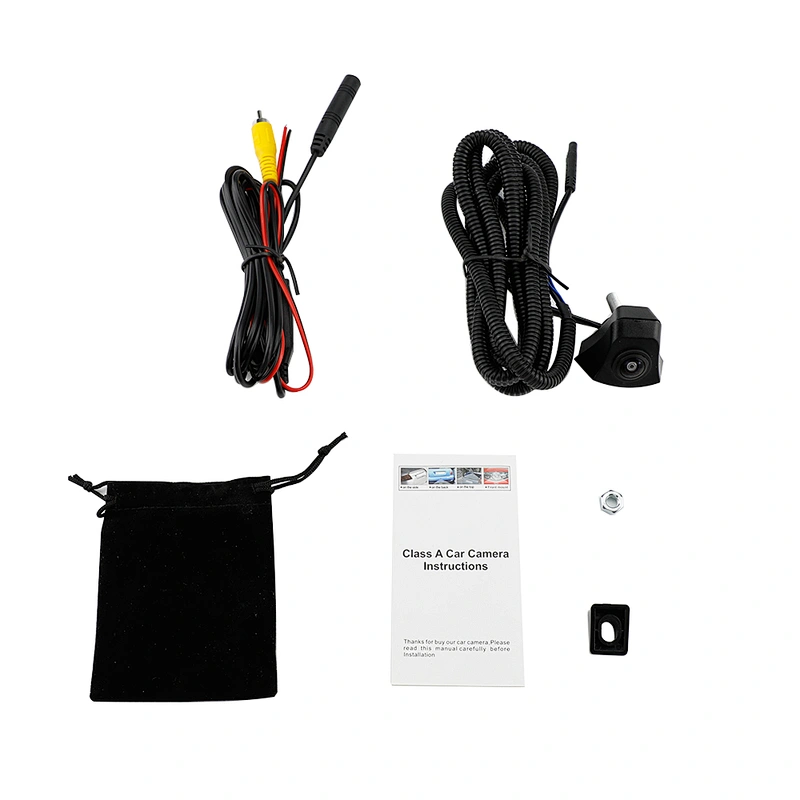 New HD PC4089 chip 150 degree horizontal angle  front view camera with corrugated pipeline used for Audi A1 A3 A4 A5 A6 A7 Q7