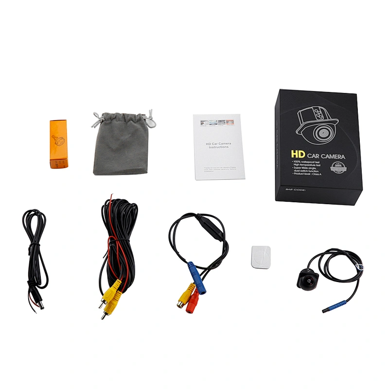 180 degree view angle HD night vision car backup rearview camera