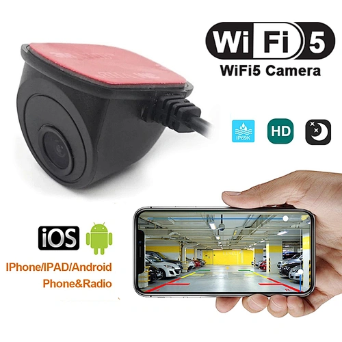 USB wifi left and right side view camera Support IPAD android screen