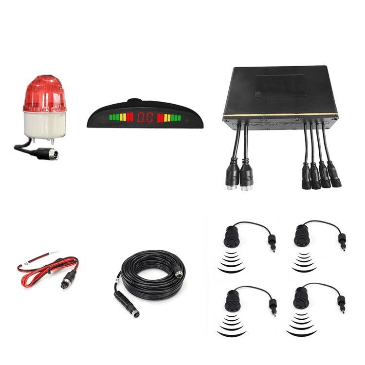 truck 4pcs sensors parking sensor with warning light