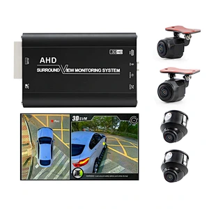 3D AHD 1080P 360 bird view car camera AVM system with super night vision