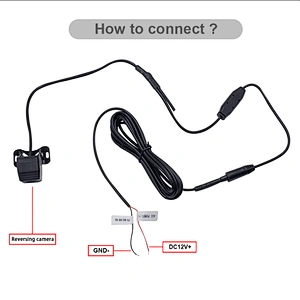 waterproof HD Wireless wifi car rear view camera without parking line