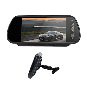 12-36V  7 inch  rearview mirror monitor with oem bracket