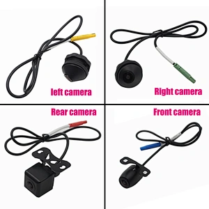 DV360-3D Manufacturer Universal 360 degree Car Security Parking System 3d SVM around view system with 4pcs car camera