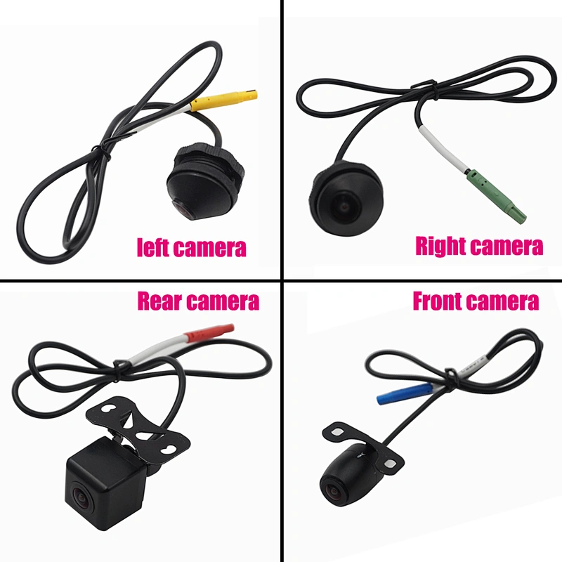 DV360-3D Manufacturer Universal 360 degree Car Security Parking System 3d SVM around view system with 4pcs car camera
