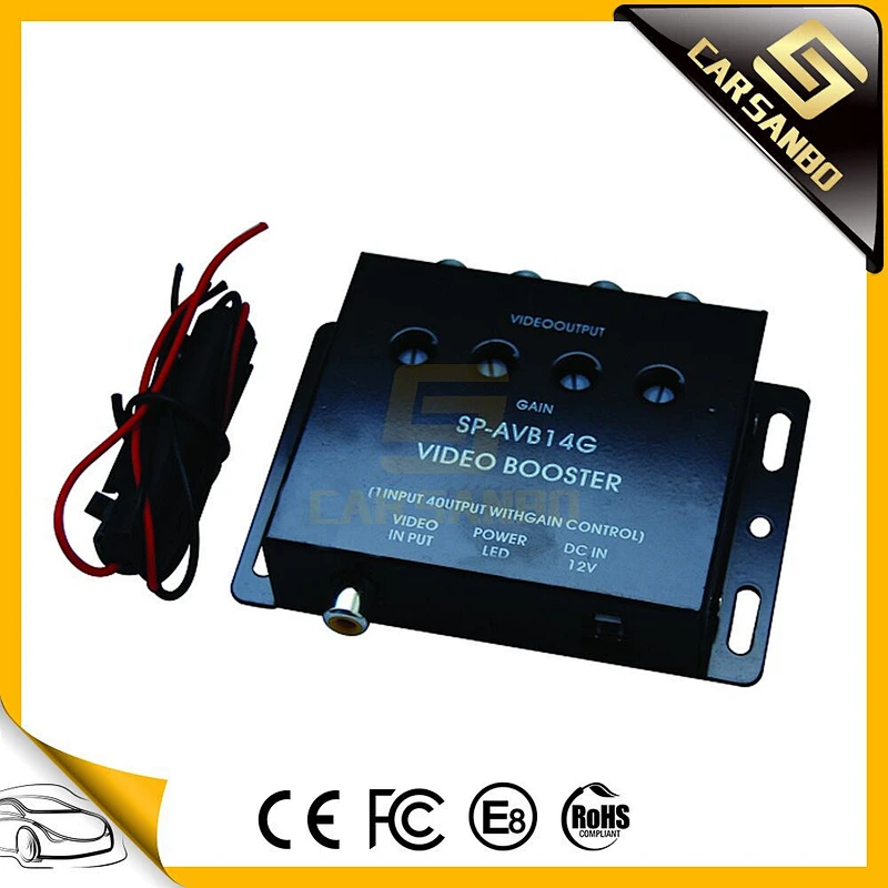 VA124 4 ways car video booster with 45-903MHZ