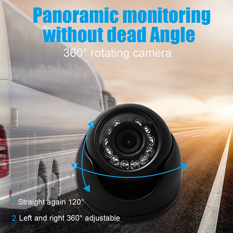 720P vehicle security IR AHD camera for bus