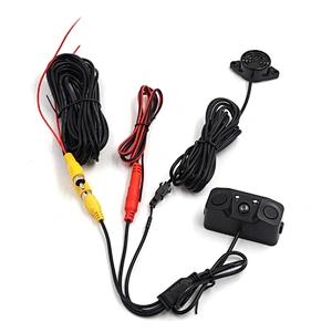 3 in 1 wide angle HD Car Rearview Camera Video Parking Sensor car Radar Detector with buzzer