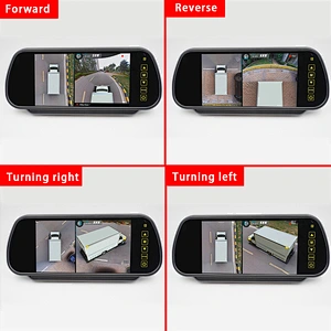 3D 1080P Sony 225 chips 360 Seamless Surround View Digital Video Recorder for cargo van