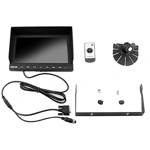 9inch U bracket IPS VGA connector stand alone monitor with sunvisor