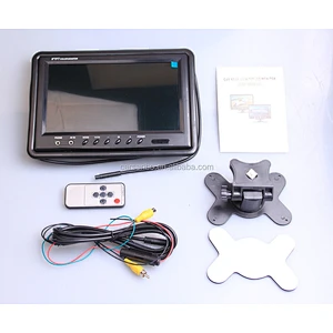 9 inch TFT LCD tv monitor with headrest mount frame for truck