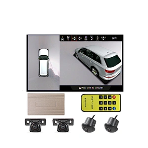 super night vision 360 3D Seamless Surround View Digital Video Recorder with trajectory guide line built-in