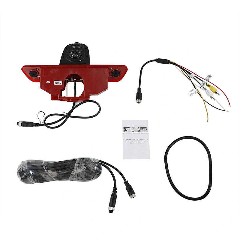 Dual lens 3rd oem brake light backup camera used for Citroen Jumpy/Peugeot Expert/ Toyota Proace 2007 - 2016