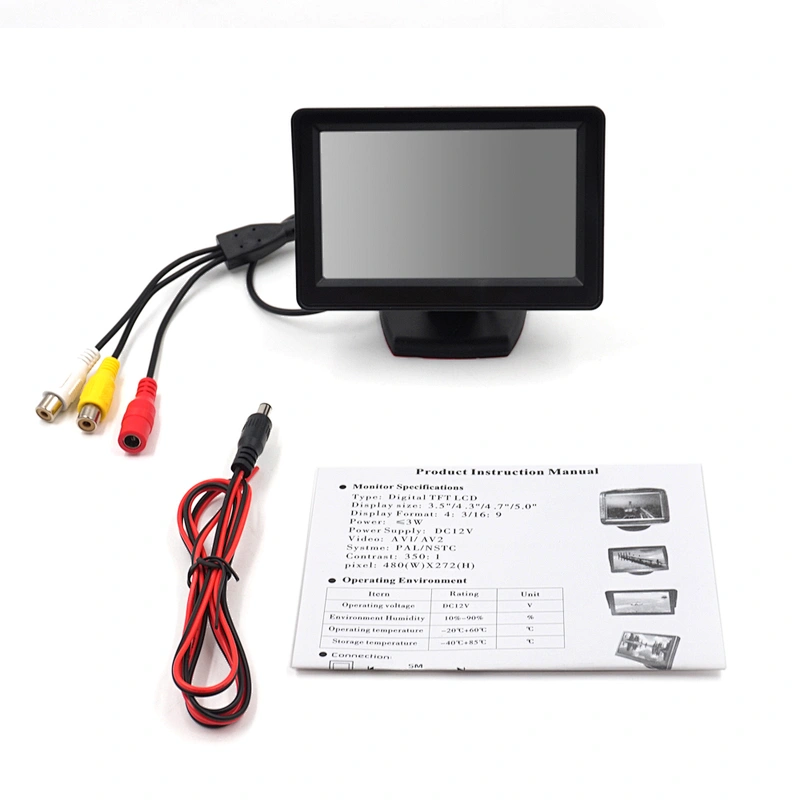 4.3 inch stand alone monitor with OSD button control