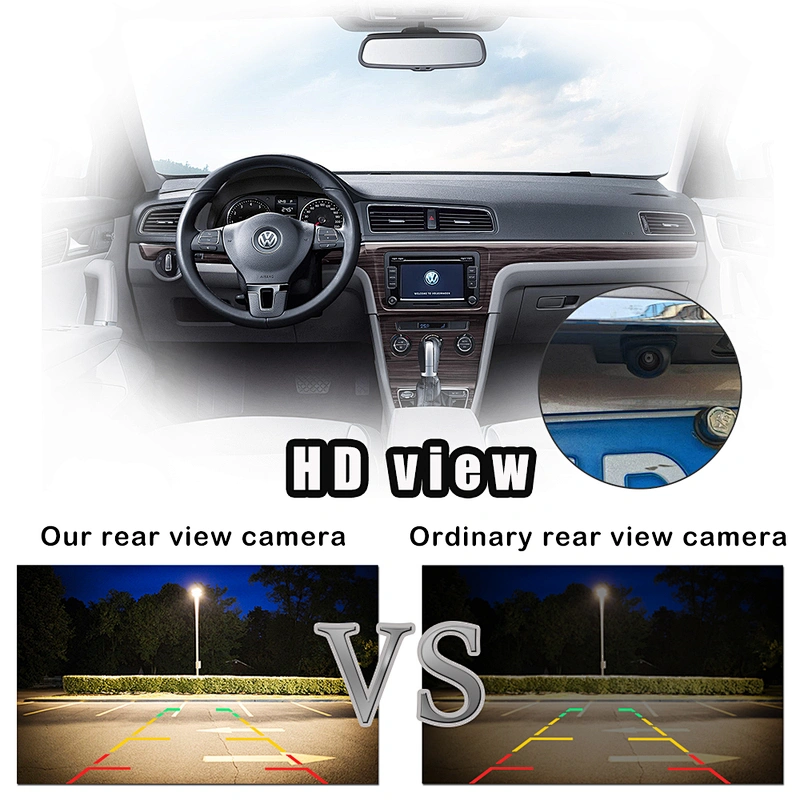 180 degree view angle HD night vision car backup rearview camera