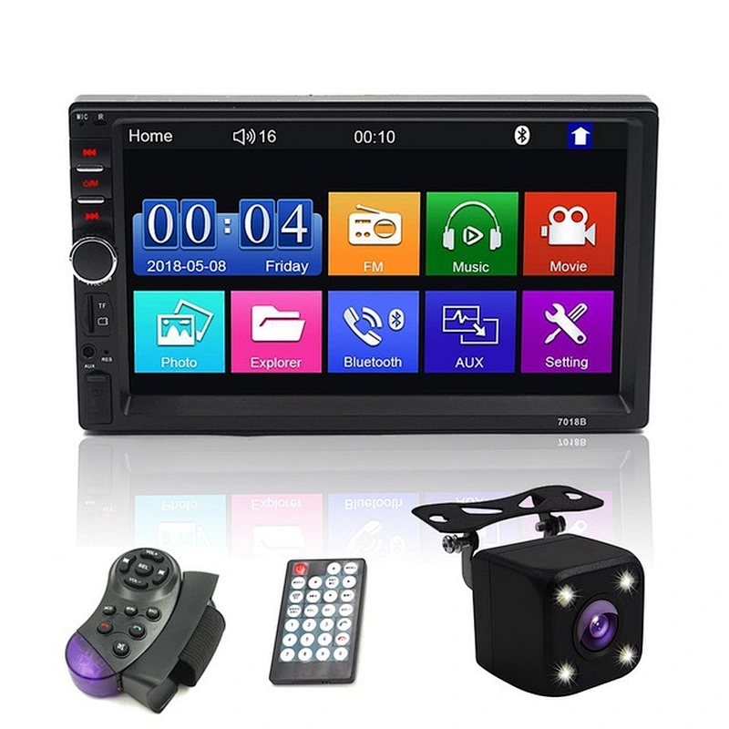 7018B Universal 7inch touch screen support mirror link mp5 player car radio from Carsanbo