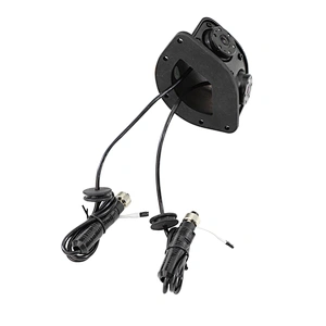 Side mirror replacement monitor blind spot pillar camera  system