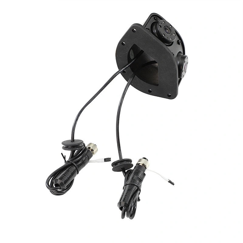 Side mirror replacement monitor blind spot pillar camera  system