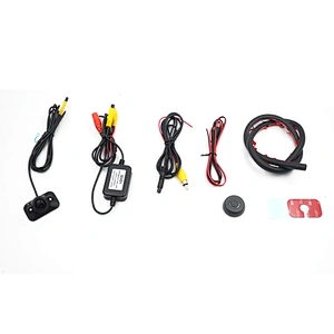 Intelligent wireless switch side view with rearview image 2-way input side view camera system (car monitor version)