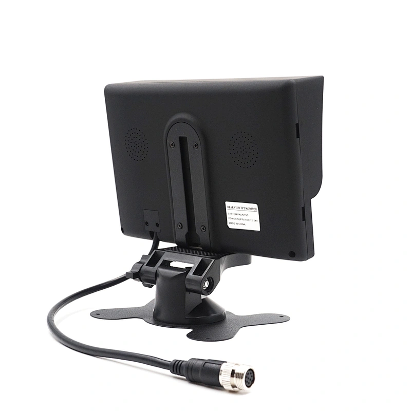 7inch 2 way video input stand alone monitor with sunvisor
