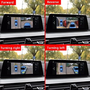SONY225 camera 360  1080P 3D blind spot view system used for BMW 320 520 730 ect after market