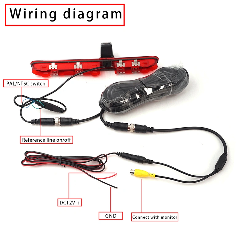 Car Brake Light backup Camera used For  Peugeot Expert, Citroen Dispatch and Toyota Proace van 2016