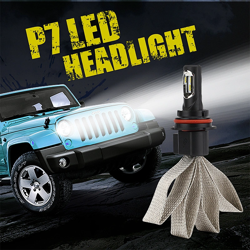 best chip P7 car led lights 9004 6000K led headlight car