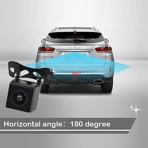 HD 180deg supper night vision Hanging type 720P car rear view camera