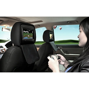 New model 7inch headrest DVD tft lcd monitor with zipper