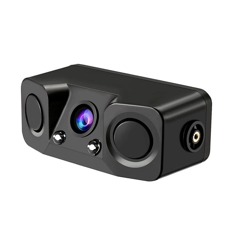 3 in 1 wide angle HD Car Rearview Camera Video Parking Sensor car Radar Detector with buzzer