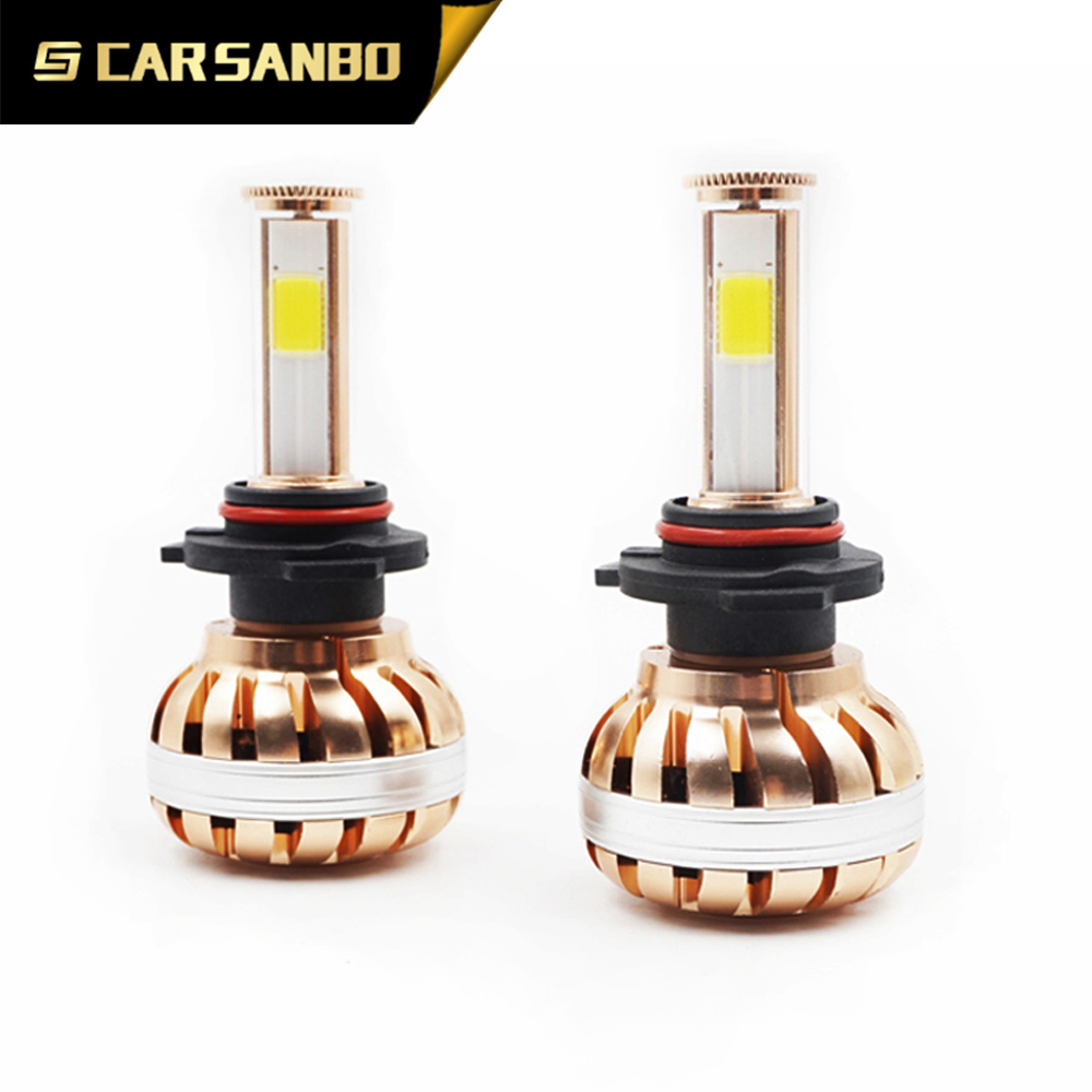 Factory price C8 COB auto led headlights 3600lm 9007 h3 h4 h7 h13 led headlight bulb