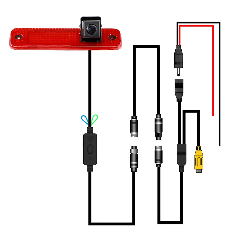 Car Brake Light Vehicle Rearview Backup Camera used  For FORD Transit 2006 2007 2008 2009 2010 2011 2012 2013