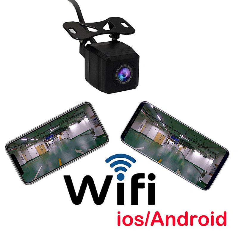 waterproof HD Wireless wifi car rear view camera without parking line